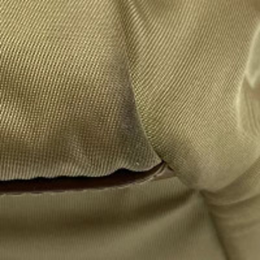Prada Logo Boston bag style Leather Shoulder beige Bag Tan